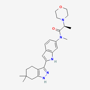 molecular formula C25H33N5O2 B3027517 ITK inhibitor 2 CAS No. 1309784-09-5