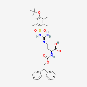 molecular formula C33H38N4O7S B3027524 Fmoc-norArg(Pbf)-OH CAS No. 1313054-32-8