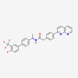 molecular formula C31H23F4N3O B3027526 hGPR91 antagonist 1 CAS No. 1314796-00-3