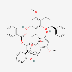 molecular formula C49H46O10 B3027536 Dracoflavan A CAS No. 132185-42-3
