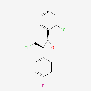 2-(Chloromethyl)-3-(2-chlorophenyl)-2-(4-fluorophenyl)oxirane