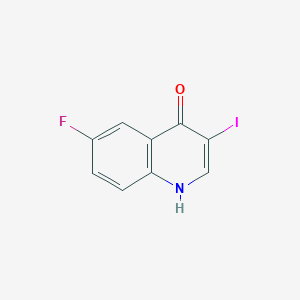 molecular formula C9H5FINO B3027547 6-Fluoro-3-iodoquinolin-4(1H)-one CAS No. 1330752-82-3
