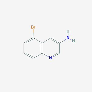 molecular formula C9H7BrN2 B3027548 5-Bromoquinolin-3-amine CAS No. 1330754-37-4