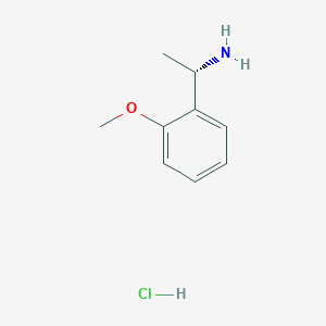 molecular formula C9H14ClNO B3027561 (S)-1-(2-Methoxyphenyl)ethanamine hydrochloride CAS No. 1332832-15-1
