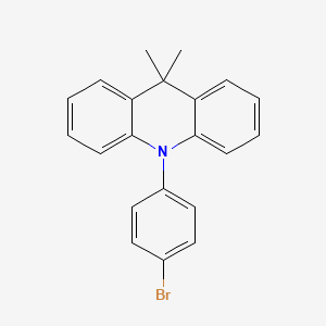 molecular formula C21H18BrN B3027583 10-(4-溴苯基)-9,9-二甲基-9,10-二氢吖啶 CAS No. 1342892-15-2
