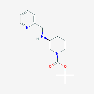 molecular formula C16H25N3O2 B3027602 (S)-tert-Butyl 3-[(pyridin-2-ylmethyl)amino]piperidine-1-carboxylate CAS No. 1349702-31-3