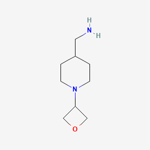 [1-(Oxetan-3-yl)piperidin-4-yl]methanamine