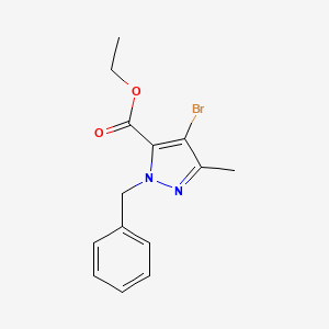 Ethyl 1-benzyl-4-bromo-3-methyl-1H-pyrazole-5-carboxylate