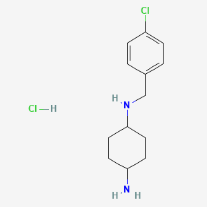 molecular formula C13H20Cl2N2 B3027641 N1-(4-Chlorobenzyl)cyclohexane-1,4-diamine hydrochloride CAS No. 1353956-59-8
