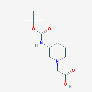 2-(3-((tert-Butoxycarbonyl)amino)piperidin-1-yl)acetic acid