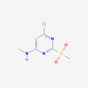 (6-Chloro-2-methanesulfonyl-pyrimidin-4-yl)-methyl-amine