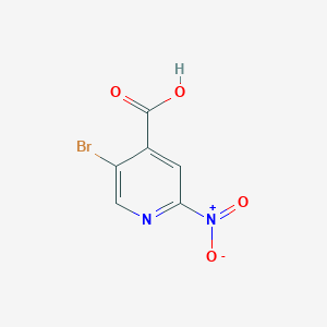 molecular formula C6H3BrN2O4 B3027695 5-Bromo-2-nitroisonicotinic acid CAS No. 1356412-82-2