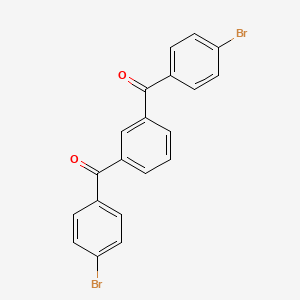 molecular formula C20H12Br2O2 B3027700 [3-(4-Bromobenzoyl)phenyl]-(4-bromophenyl)methanone CAS No. 136039-69-5