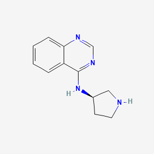 N-[(3R)-Pyrrolidin-3-yl]quinazolin-4-amine