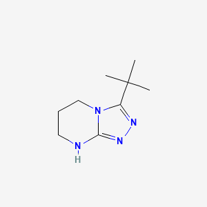 molecular formula C9H16N4 B3027724 3-tert-Butyl-5H,6H,7H,8H-[1,2,4]triazolo-[4,3-a]pyrimidine CAS No. 1365988-03-9