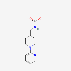 molecular formula C16H25N3O2 B3027730 叔丁基 N-[1-(吡啶-2-基)哌啶-4-基]-甲基氨基甲酸酯 CAS No. 1365988-39-1