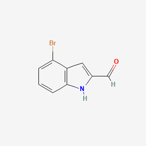 molecular formula C9H6BrNO B3027733 4-Bromo-1H-indole-2-carbaldehyde CAS No. 1368231-70-2