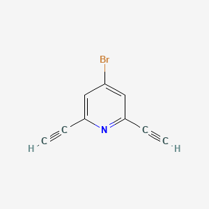 molecular formula C9H4BrN B3027738 4-Bromo-2,6-diethynylpyridine CAS No. 1374038-64-8