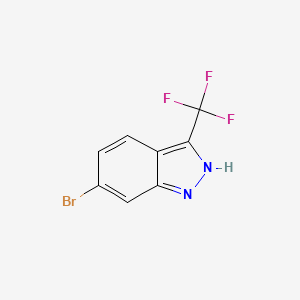 molecular formula C8H4BrF3N2 B3027740 6-溴-3-(三氟甲基)-1H-吲唑 CAS No. 1374258-63-5