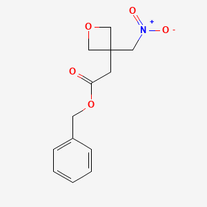 Benzyl 2-(3-(nitromethyl)oxetan-3-yl)acetate