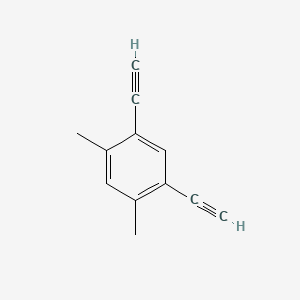 molecular formula C12H10 B3027757 1,5-Diethynyl-2,4-dimethylbenzene CAS No. 1379822-09-9