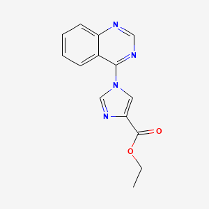 Ethyl 1-(quinazolin-4-yl)-1H-imidazole-4-carboxylate