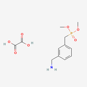molecular formula C12H18NO7P B3027772 Dimethyl 3-(aminomethyl)benzylphosphonate oxalate CAS No. 1383133-17-2