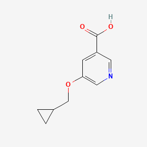 molecular formula C10H11NO3 B3027782 5-(Cyclopropylmethoxy)pyridine-3-carboxylic acid CAS No. 1385696-61-6