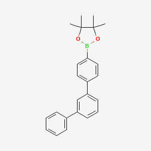 molecular formula C24H25BO2 B3027784 2-([1,1':3',1''-Terphenyl]-4-yl)-4,4,5,5-tetramethyl-1,3,2-dioxaborolane CAS No. 1385826-84-5