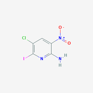 5-Chloro-6-iodo-3-nitropyridin-2-amine