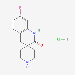 7'-Fluoro-2',4'-dihydro-1'H-spiro[piperidine-4,3'-quinoline]-2'-one hydrochlorid