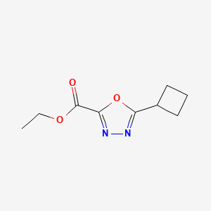 Ethyl 5-cyclobutyl-1,3,4-oxadiazole-2-carboxylate
