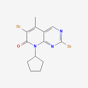 Pyrido[2,3-d]pyriMidin-7(8H)-one, 2,6-dibroMo-8-cyclopentyl-5-Methyl-