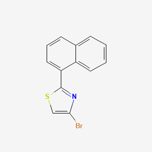 molecular formula C13H8BrNS B3027850 4-溴-2-(萘-1-基)噻唑 CAS No. 1415562-89-8