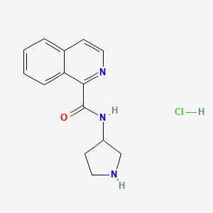 N-(Pyrrolidin-3-yl)isoquinoline-1-carboxamide hydrochloride