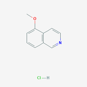 molecular formula C10H10ClNO B3027876 5-Methoxyisoquinoline hydrochloride CAS No. 1418117-87-9