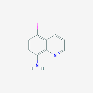 molecular formula C9H7IN2 B3027890 5-Iodoquinolin-8-amine CAS No. 142340-15-6