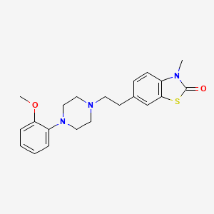 molecular formula C21H25N3O2S B3027893 5-HT1A 调节剂 1 CAS No. 142477-34-7