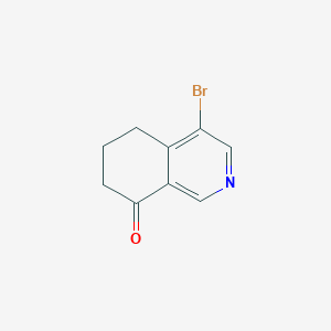 molecular formula C9H8BrNO B3027901 4-Bromo-6,7-dihydroisoquinolin-8(5H)-one CAS No. 1428651-86-8