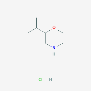 molecular formula C7H16ClNO B3027910 2-Isopropylmorpholine hydrochloride CAS No. 1432678-91-5