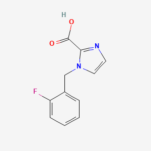 molecular formula C11H9FN2O2 B3027940 1-(2-Fluorobenzyl)-1H-imidazole-2-carboxylic acid CAS No. 1439898-27-7