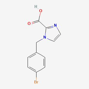 molecular formula C11H9BrN2O2 B3027945 1-(4-Bromobenzyl)-1H-imidazole-2-carboxylic acid CAS No. 1439899-09-8