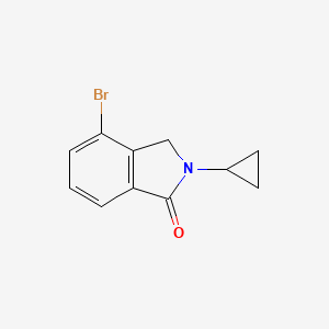 molecular formula C11H10BrNO B3027959 4-Bromo-2-cyclopropylisoindolin-1-one CAS No. 1439902-46-1