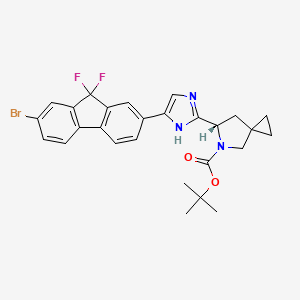 (S)-tert-butyl 6-(5-(7-broMo-9,9-difluoro-9H-fluoren-2-yl)-1H-iMidazol-2-yl)-5-azaspiro[2.4]heptane-5-carboxylate
