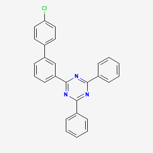 molecular formula C27H18ClN3 B3027969 2-(4'-Chlorobiphenyl-3-yl)-4,6-diphenyl-1,3,5-triazine CAS No. 1443049-85-1