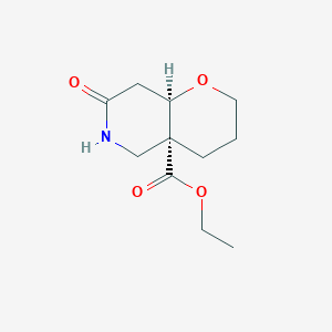 Cis-Ethyl 7-Oxooctahydro-2H-Pyrano[3,2-C]Pyridine-4A-Carboxylate