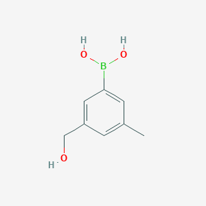 molecular formula C8H11BO3 B3028010 3-(羟甲基)-5-甲基苯硼酸 CAS No. 1451391-46-0