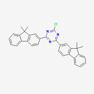 2-chloro-4,6-bis(9,9-dimethyl-9H-fluoren-2yl)-1,3,5-Triazine