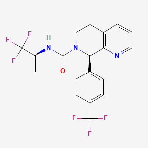 ((R)-8-(4-(trifluoromethyl)phenyl)-N-((S)-1,1,1-trifluoropropan-2-yl)-5,6-dihydro-1,7-naphthyridine-