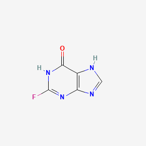 molecular formula C5H3FN4O B3028030 Hypoxanthine, 2-fluoro- CAS No. 1480-90-6